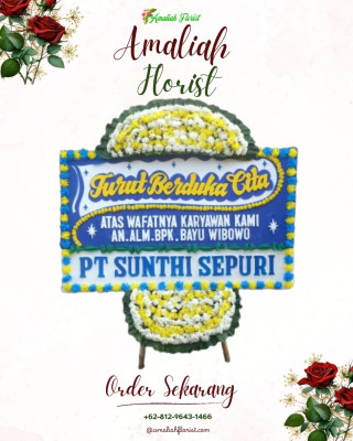 Papan Bunga Duka di Gandu Wetan