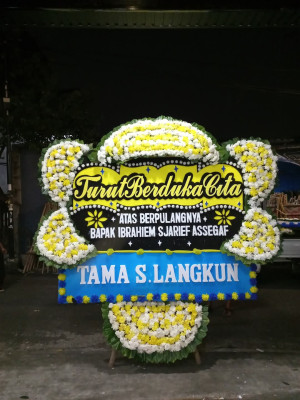 Papan Bunga Duka di Gandu Wetan